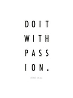 Poster: Do it with passion, av Utgångna produkter