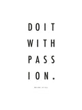Poster: Do it with passion, av Utgångna produkter
