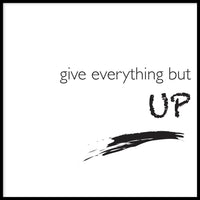 Poster: Don't give up, av Utgångna produkter