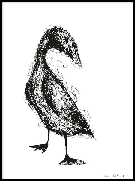 Poster: Duck, av Sofie Staffans-Lytz