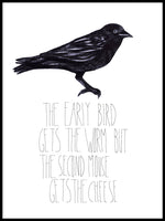 Poster: Early bird, av Sofie Rolfsdotter