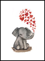 Poster: Elephantlove, av Lindblom of Sweden