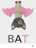 Poster: Fabric Bat, av Paperago