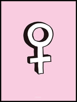 Poster: Female, rosa, av Utgångna produkter