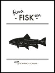 Poster: Fina fisken, av Ateljé Spektrum - Linn Köpsell