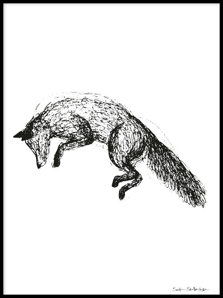 Poster: Fox, av Sofie Staffans-Lytz