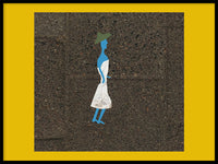Poster: Fröken blå med kvittoklänningen på, av Utgångna produkter