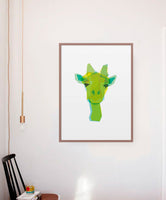 Poster: Giraffe, av Utgångna produkter