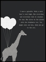 Poster: Giraffe neck, av Anna Mendivil / Gypsysoul