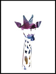 Poster: Giraffe, night, av LIWE