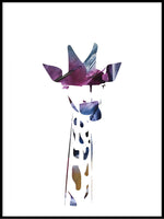 Poster: Giraffe, night, av LIWE