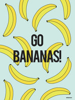 Poster: Go Bananas!, av Fröken Form