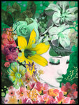 Poster: Green flowers, av Nancy Helena Berggren