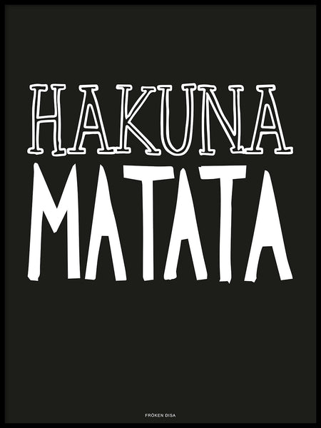 Poster: Hakuna Matata, av Utgångna produkter