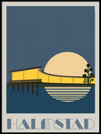 Poster: Halmstad Stadsbibliotek, av Martin Bergman