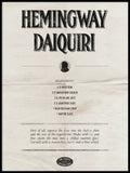 Poster: Hemingway Daiquiri, av Utgångna produkter