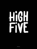 Poster: High Five, svart, av Utgångna produkter