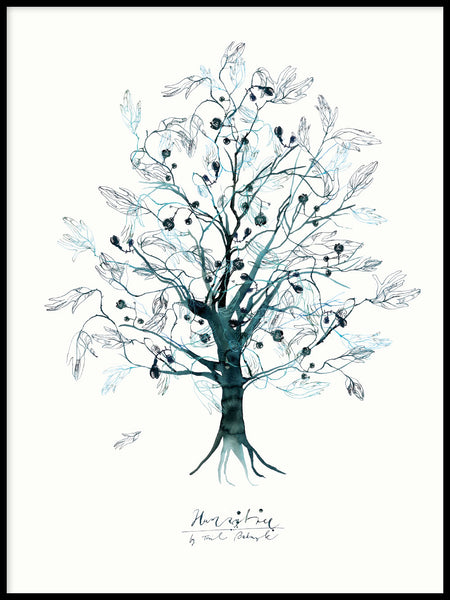 Poster: Human Tree, av Toril Bækmark
