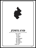 Poster: Jämtland, av Caro-lines