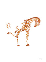 Poster: Kicking Giraffe, av Utgångna produkter