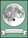 Poster: Kids Moon, av Grafiska huset