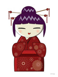 Poster: Kokeshi Dolls #12, av PIEL Design
