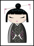 Poster: Kokeshi Dolls #9, av PIEL Design