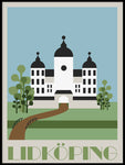 Poster: Läckö Slott, av Martin Bergman