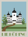Poster: Läckö Slott, av Martin Bergman