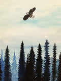 Poster: Land of eagle, av Lindblom of Sweden