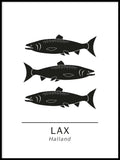 Poster: Lax hallands landskapsdjur, av Paperago