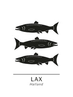 Poster: Lax hallands landskapsdjur, av Paperago