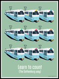 Poster: Learn to count, av Utgångna produkter