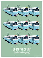 Poster: Learn to count, av Utgångna produkter