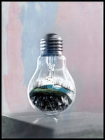 Poster: Life in a bulb, av LO Art Design