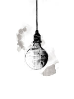 Poster: Light Bulb, av Lotta Larsdotter