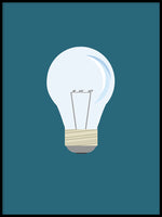 Poster: Lightbulb, av Utgångna produkter
