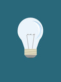 Poster: Lightbulb, av Utgångna produkter