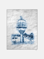 Poster: Lines II: Lighthouse Skanör, av A chapter 5 - Caro-lines