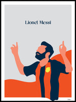Poster: Lionel Messi, av Tim Hansson