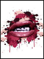 Poster: Lips, av Grafiska huset