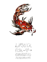 Poster: Lipstick Fish, av Utgångna produkter