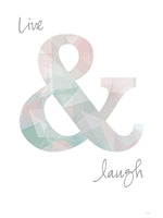 Poster: Live & Laugh, av ANNABOYE