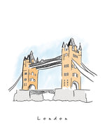 Poster: London -Tower Bridge, av Forma Nova