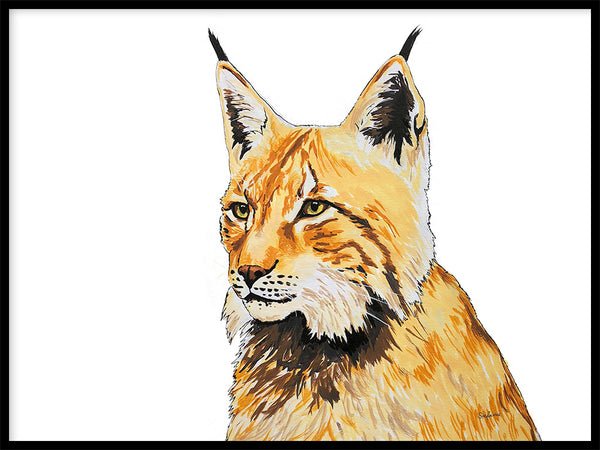 Poster: Lynx, av Stefanie Jegerings