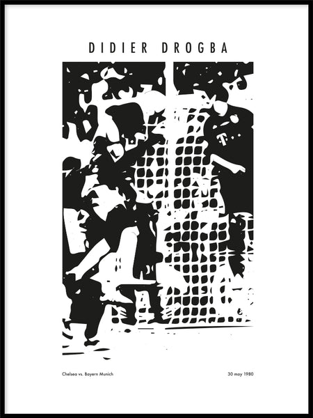 Poster: Memorable players didierdrogba, av Tim Hansson