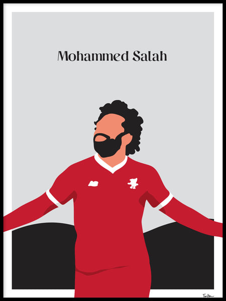 Poster: Mohammed Salah, av Tim Hansson