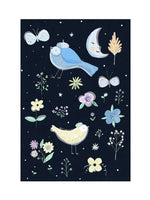 Poster: Moon Forest Birds, av Susse Collection