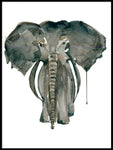 Poster: Mor Elefant, av Annas Design & Illustration
