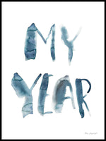 Poster: My year, av Miss Papperista